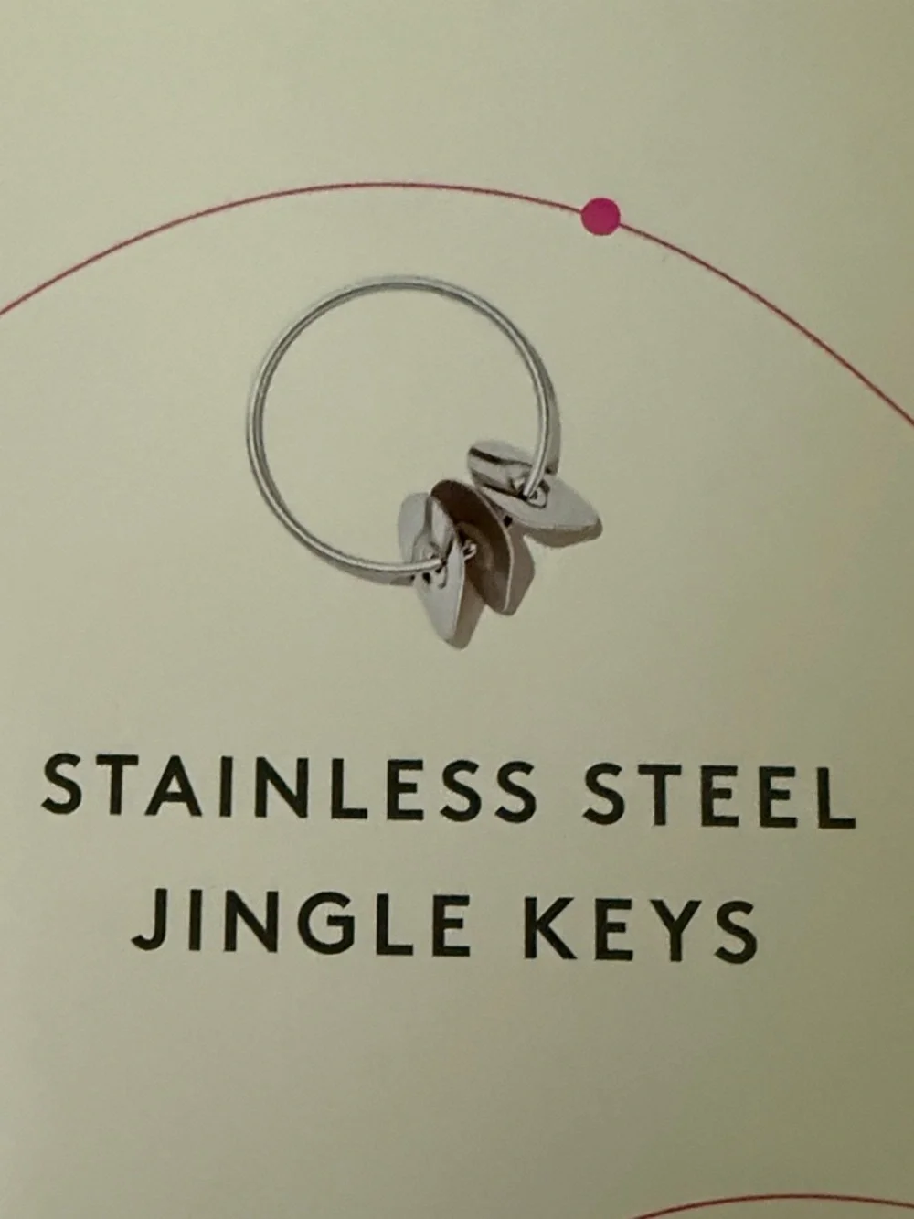 Lovevery Stainless Steel Jingle Keys - Silver